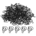 thumbnail image 1 of Unique Bargains Paper Clip Coated Letter P Shape Alphabet Clips Bookmarks, Black, 100 Count, 1 of 6