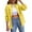 Yellow, variant on CILENON Corporate Outfits for Women Women's Solid Color Casual Jacket Ripped Loose Denim Jacket (Yellow,L)