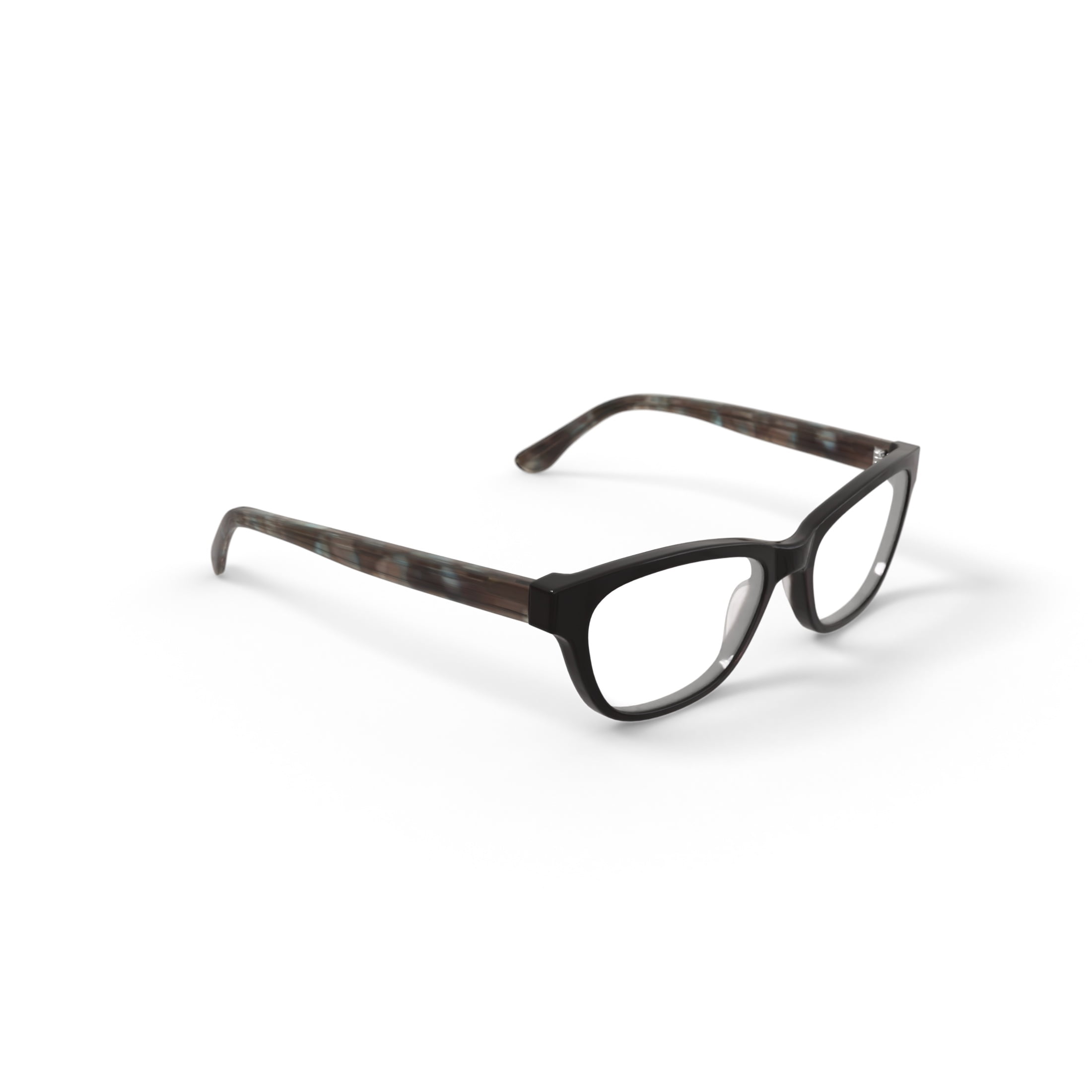 Walmart Women's FM17190 Square Prescription Eyeglasses with Case, Brown