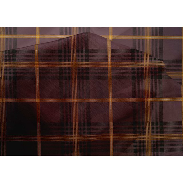 oneOone Cotton Silk Fabric Tartan Check Decor Fabric Printed BTY 42 Inch Wide