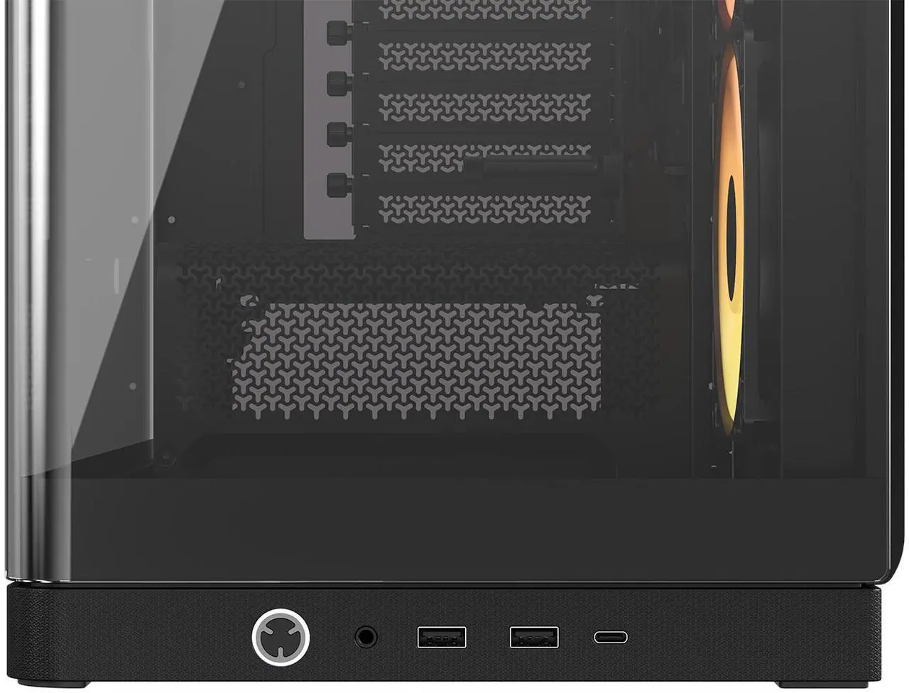 CORSAIR FRAME 4500X RS-R ARGB Panoramic Glass Mid-Tower PC Case – Panoramic Glass Exterior – InfiniRail™ Fan Mounting System – Fits Dual 360mm Radiators – ASUS BTF, MSI Project Zero