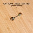 thumbnail image 2 of 12Set Countertop Connector, Furniture Fastening Connectors Table Top Fasteners Countertop Flip Joint Connecting Set, 2 of 6