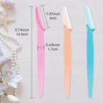 thumbnail image 3 of Eyebrow Razor Precision Dermaplaning Tool Face Razors and Face Shavers for Women Hair Face Razor Facial Razor Multipurpose Exfoliating Tool with Precision Cover 3 Colors, 3 of 5