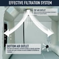 thumbnail image 4 of Portable Inflatable Paint Booth Tent with Powerful Blower Inflatable Spray Booth with Air Filter System, Blow Up Paint Booth, 4 of 7
