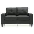 thumbnail image 3 of Glory Furniture Newbury Twill Fabric Modular Loveseat in Black, 3 of 5