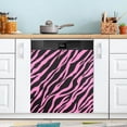 thumbnail image 5 of Coolnut Zebra Dishwasher Magnet Cover, Magnetic Refrigerator Panel Decal Wash Machine Front Door Decorative Cover for Home Kitchen Farmhouse Decor, 23"x 26", 5 of 6