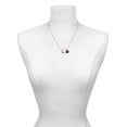 thumbnail image 3 of Delight Jewelry Silvertone Little Bird Initial - A - Red Lucky Ladybug Necklace and Dangle Earrings Set, 3 of 6