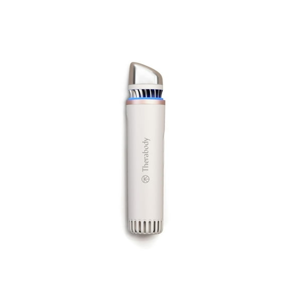 TheraFace Depuffing Wand â Cold and heat skincare treatment to depuff and glow; beauty wand, face roller and eye massager for dark circles and radiant skin, White
