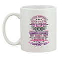 thumbnail image 2 of Police Daughter My Dad Risks His Life To Save Strangers Funny DT Coffee 11 Oz Mug, 2 of 2