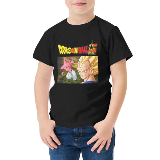 Camiseta Algodón de DBZ para niños