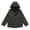 Army Green, variant on Windbreakers for Men Solid Color Outdoors Shoulder Insert Mountaineering Wearproof Warm Zipper Multi-pocket Coat Long Sleeve Jacket Black XL Men's Windbreaker Jacket