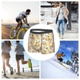 thumbnail image 7 of Men's Boxer Briefs, Hippie Bee Honeycomb Soft Comfy Mens Underwear Boxer Briefs Breathable With Widen Waist, 7 of 7