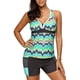 thumbnail image 2 of Traje de baño Tankini de dos piezas con cuello en V para mujer con pantalones cortos de talla grande MFZFUKR WMZL-1502-11, 2 of 5