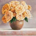 thumbnail image 2 of Erwin, Eric 15x15 Gold Ornate Wood Framed with Double Matting Museum Art Print Titled - Bouquet in yellow, 2 of 4