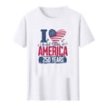 thumbnail image 4 of Mens Patriotic T Shirts 250 Year American Anniversary Shirt Usa Flag Print Round Neck Tops Muscle Short Sleeve Tees 4th of July Outfits, 4 of 5