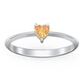 thumbnail image 2 of Heart Birthstone Ring - Citrine (November), 2 of 6
