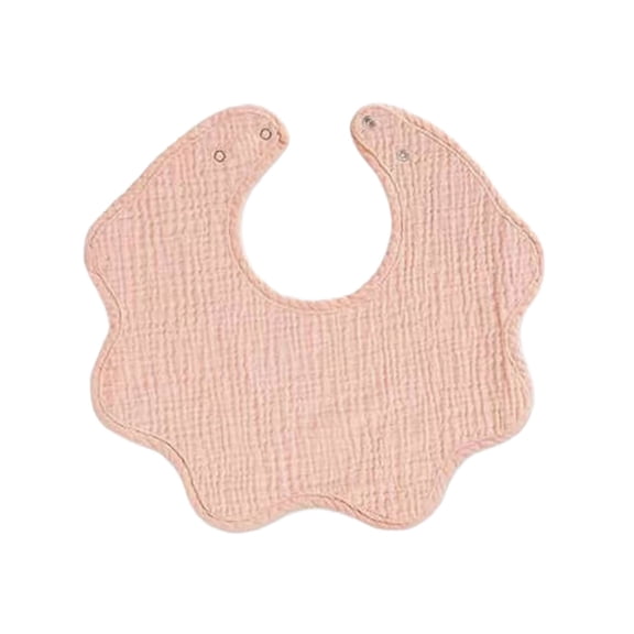 Boys Girls Organic Petal Bib Burp Absorbent Bibs Drooling Feeding Lightweight Gentle Care Clothes