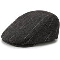 thumbnail image 1 of SZTXJ Men's flat cap beret cap, soot cotton peaked cap flat cap, beret newsboy cap, duckbill driving cabbie hunting caps, 1 of 4