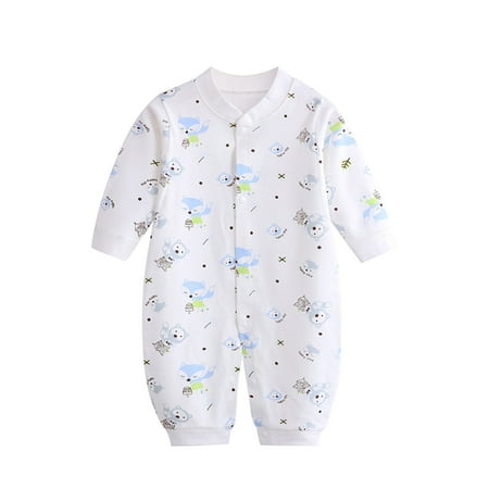 

ZHAGHMIN Winter Baby Boy Clothes Babys Girls Boys Print Spring Winter Animals Fruits Long Sleeve Romper Jumpsuit Clothes Baby Boy 18 Months Clothes Boy Romper 9 Months Boy Up Rompers For Baby Boys P