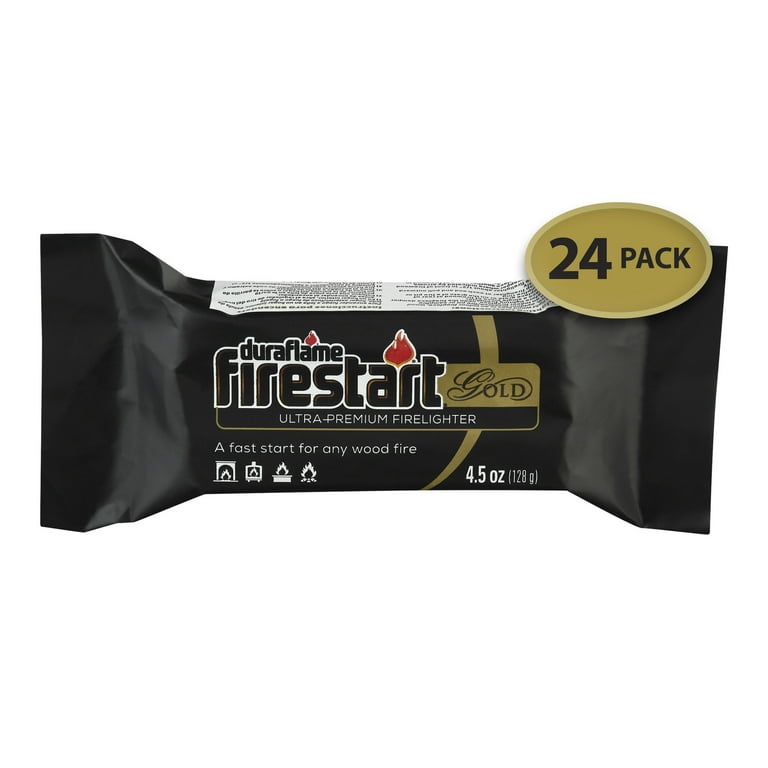 Duraflame Firestart Gold Ultra Premium 4.5 oz Fire Starters 24 Count -  Walmart.com