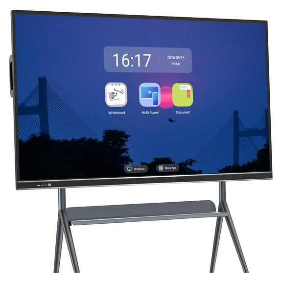 JYXOIHUB Smart TVs, 86 Inch Touch Screen All-In-One Computer 2160P Monitor Electronic Calendar Player for Advertisin and Digital Signage Displays