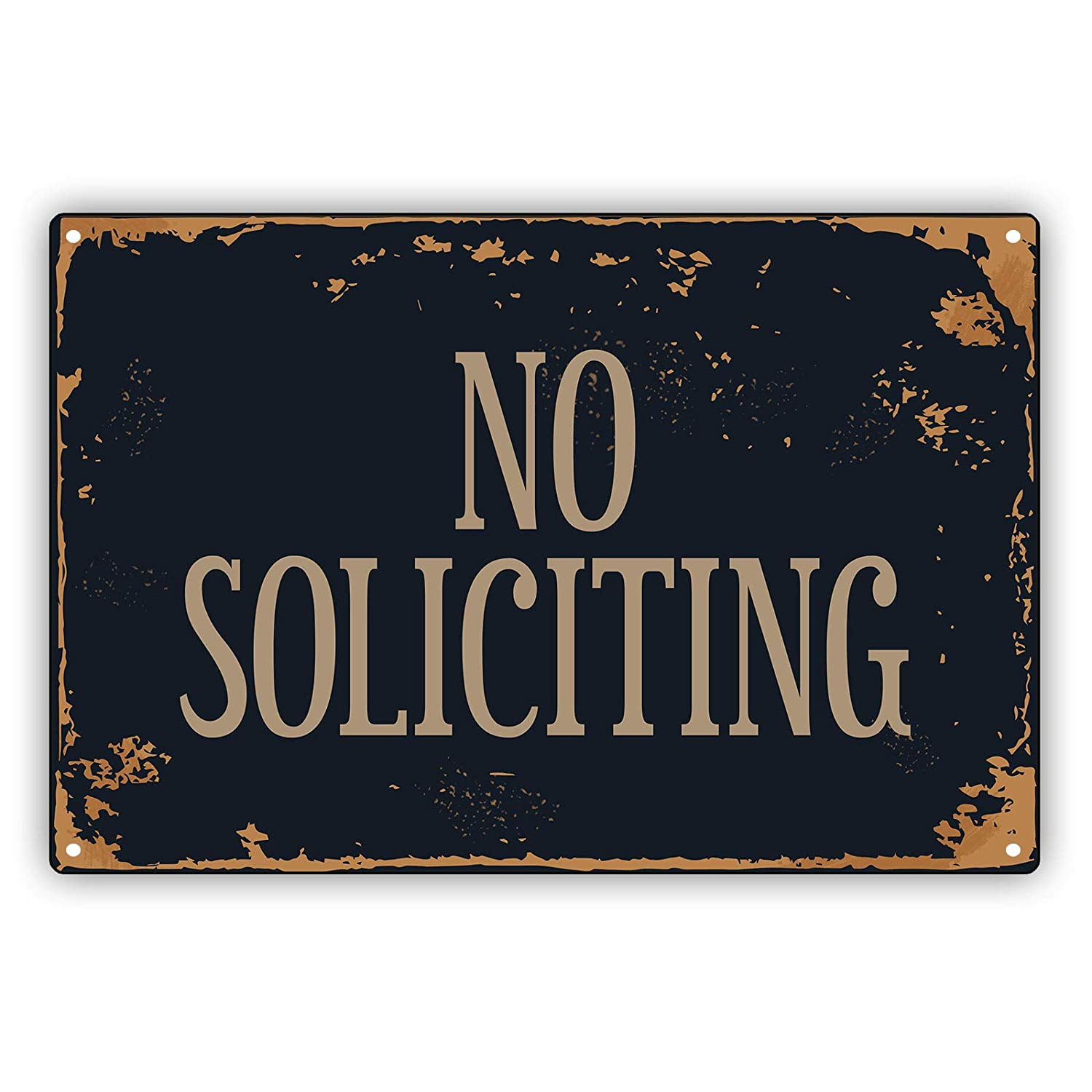 NO SOLICITING Aluminum Sign New Cool 