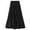 Black, variant on Lu's Chic Women's Long Skirt Pleated A Line Dress Fall Casual Polyester Swing Dress Tea Length Midi High Waisted Black One Size