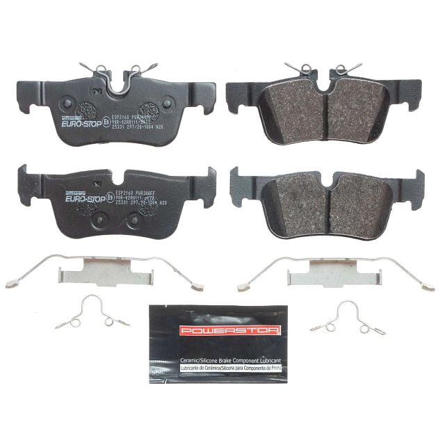 Power Stop Rear Euro-Stop ECE-R90 Certified Brake Pad ESP2168