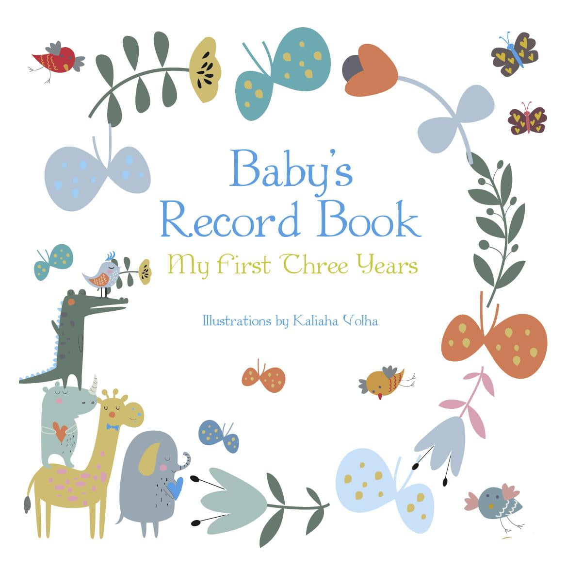 Baby's Record Book (Boy) My First Three Years (Hardcover)