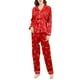 thumbnail image 2 of Pijamas con estampado navideño de otoño e invierno para hombre y mujer, 2 of 5