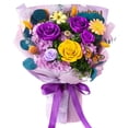 thumbnail image 1 of Ramos de rosas preservadas Beaulasting Forever Flowers Purple, 1 of 5
