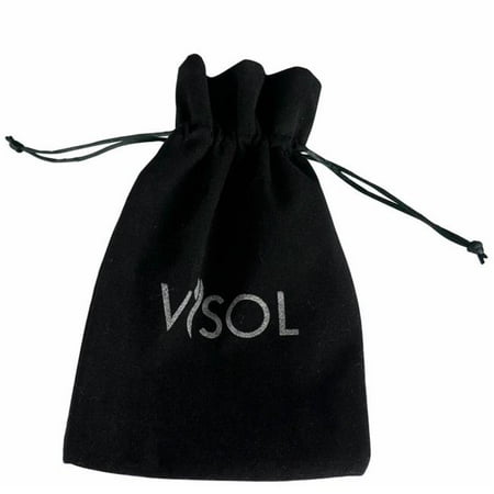 

Visol VFB002Logo Velvet Bag with Logo for Liquor Flask Black