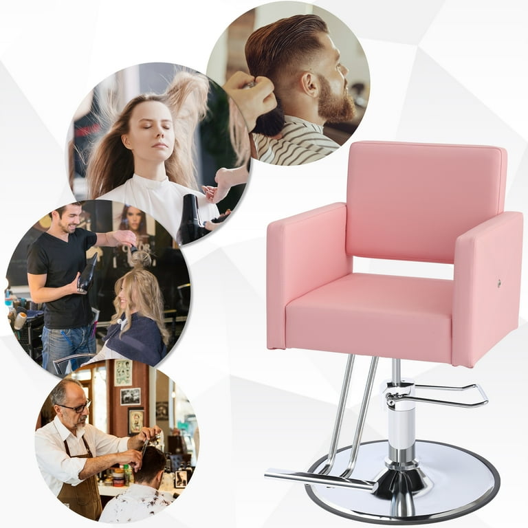 Pink hair online chair