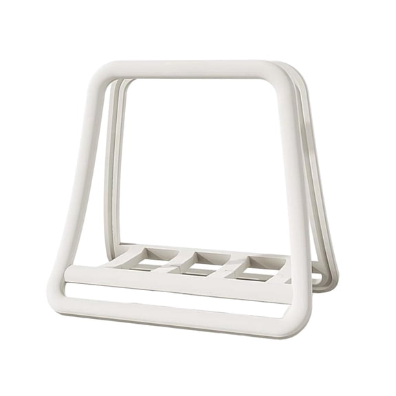 STARTIST Vertical Laptop Stand Notebook Dock Stable Laptop Stand Holder Universal Non Slip Desktop Holder Storage Rack for Office Desk White