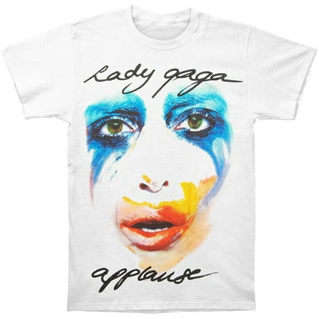 LADY GAGA Applause Jumbo Painted Face Logo T-Shirt