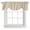 Cream, variant on Tie Up Valances for Windows, Grey Burlap Texture Adjustable Valance Curtains Window Treatment for Living Room/Bedroom Windows, Farmhouse Vintage Gray Rod Pocket Kitchen Curtains & Drapes 42x12 Inch