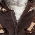 thumbnail image 5 of Pet Life ® 'Aygyle Style' 3M Insulated Designer Patterned Suede Dog Coat w/ Removable Hood, 5 of 10