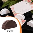 thumbnail image 1 of Zentra 24 Pieces Place Card Holders Tag Photo Menu Clips Wedding Table Name Holders for brown, 1 of 9