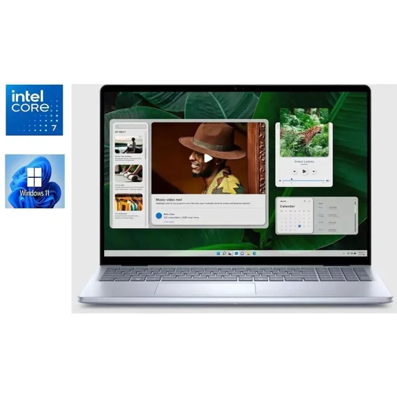 Dell Inspiron 16 5640 Laptop| Intel Core 7 150U| 16″ FHD  Display| 16GB DDR5| 1TB SSD| Intel Graphics| Wi-Fi 6| Windows 11 Pro| Sleek Ice Blue Design