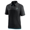 thumbnail image 2 of Men's Black San Jose Sharks Authentic Pro Locker Room Team Polo, 2 of 3