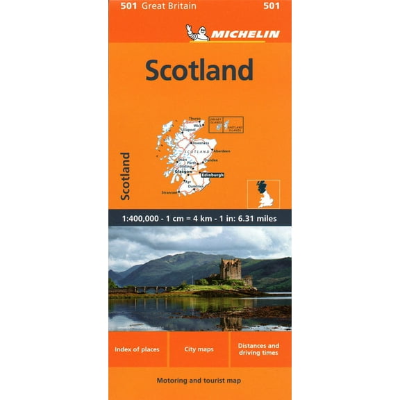 Scotland - Michelin Regional Map 501
