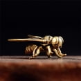 thumbnail image 5 of 2-Pack Vintage Fly Figurine Brass Insect Sculpture Creative Small Gift for Children Boys Girls Accessory Antique Copper Animal Desktop Decoration Art Crafts, 5 of 6