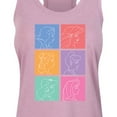 thumbnail image 3 of Disney Princess - Princess Grid - Women's Racerback Tank Top, 3 of 5