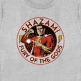 thumbnail image 2 of Women's Shazam! Fury of the Gods Hero Circle Graphic Tee Athletic Heather Medium, 2 of 4