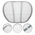 thumbnail image 4 of REACHISE Car Seat Lumbar Pillow Breathable Back Support Pad Summer Car Back Lumbar Pillow, 4 of 8
