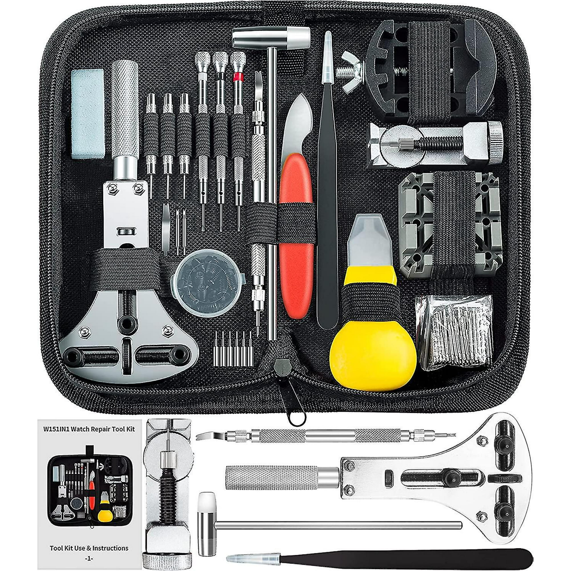 Watch Link Remover Tool Kit Watch Strap Removal Tool Set With 108 Pcs Spring Bar And Link Remover Tool Suitable For Watch Bracelet Adjustment Or R Walmart