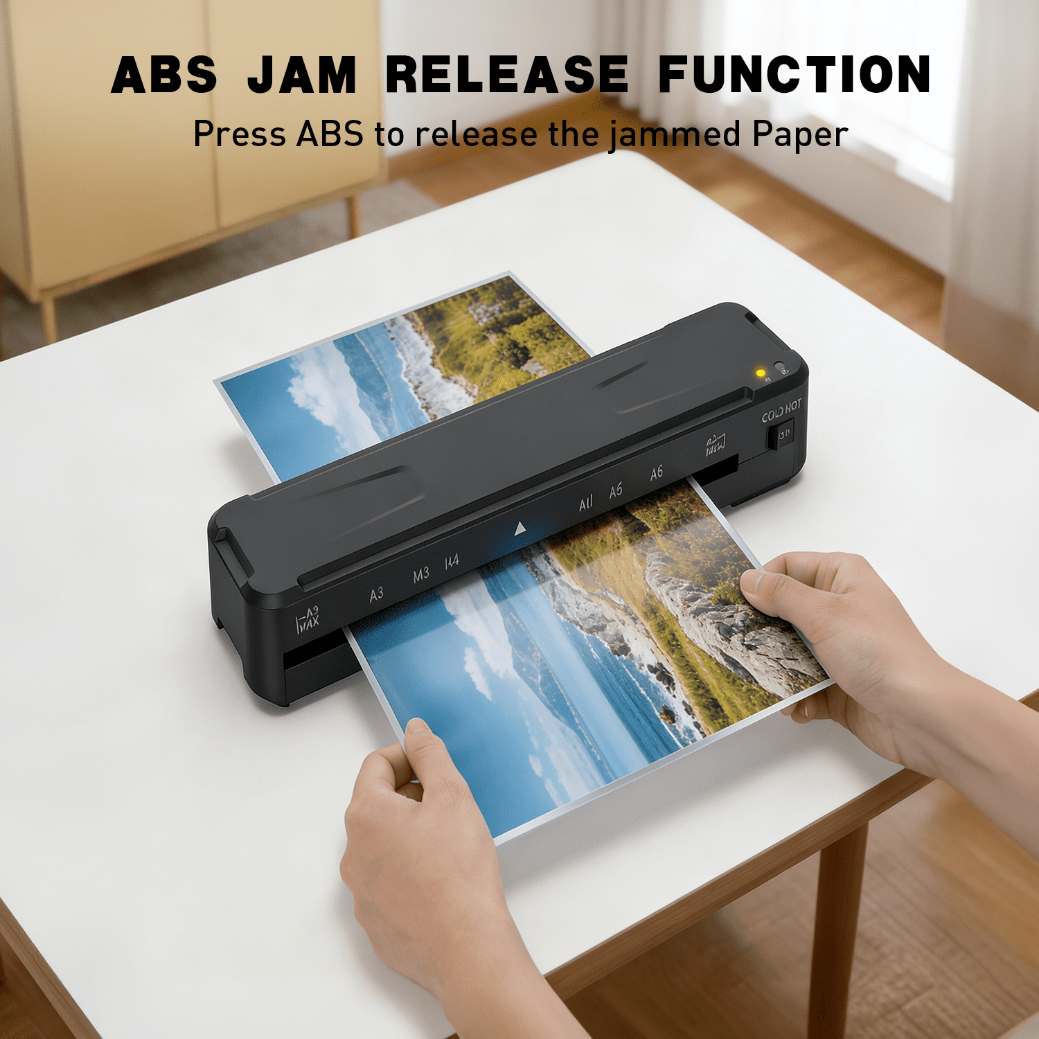 Laminator Machine,13 Inch Cold Thermal Laminators with Laminating Sheets,A3 Personal Laminators for Home Office School