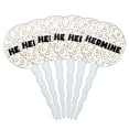 thumbnail image 1 of Hermine Cupcake Picks Toppers - Set of 6 - Mutlicolored Speckles, 1 of 1
