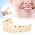 thumbnail image 4 of 1 Juego de dentadura postiza de resina, modelo de enseñanza de dientes dentales, dentadura postiza de resina para pacientes con pérdida de cavidad bucal, accesorio de suministro dental, 4 of 4