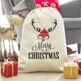 thumbnail image 6 of Christmas Santa Sack, 2PCS Personalized Santa Sack Bag Christmas Bag Santa Sack Canvas Bag, Large Size 26.8"x19.3", 6 of 6